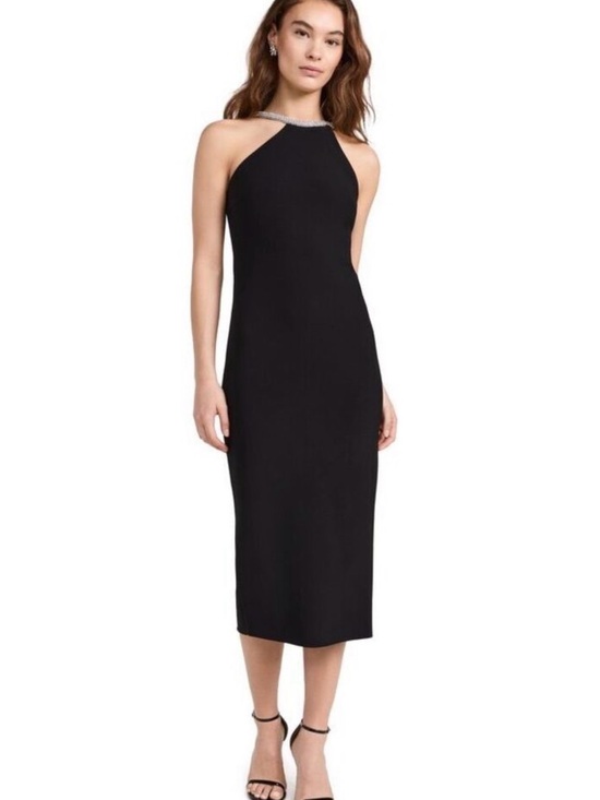 Amanda Uprichard Laren Dress In Black Size Small $255